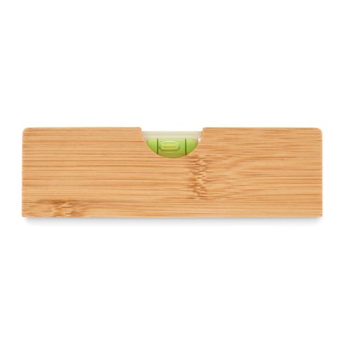 Bamboo spirit level with bottle opener - Image 2